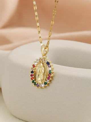Zircon Star Pendant Necklace
