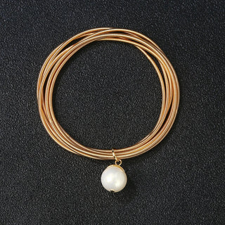 Pearl Gold Bracelet