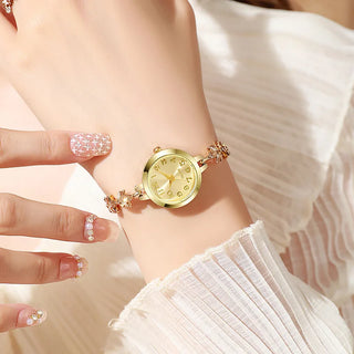 Rhinestone Safety Pin Bracelet
