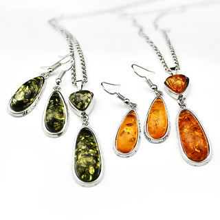 Silver Chain Jewelry Set