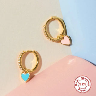 Crystal Zircon Hoop Earrings