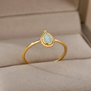 Zircon Gold Ring 21