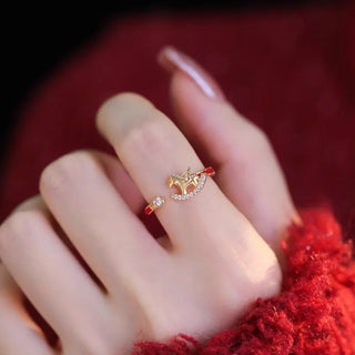 Zircon Gold Ring 16