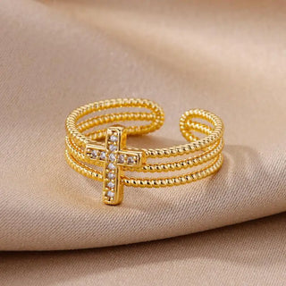 Zircon Gold Ring 21