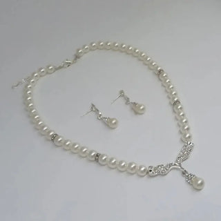 Pearl Pendant Jewelry Set 3