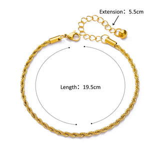 Gold Stainless Anklet 2