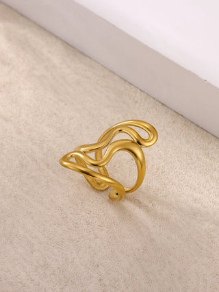 Gold Stainless Ring 2