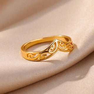 Zircon Gold Ring 21