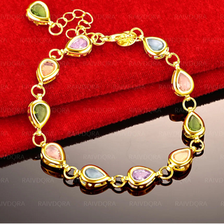 Zircon Gold Bracelet 2