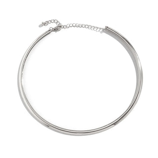 Gold Silver Choker Necklace 2