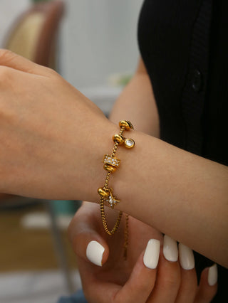 Zircon Gold Bracelet 5