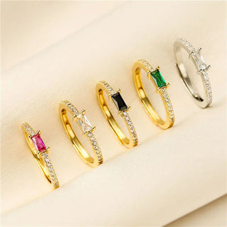 Zircon Gold Ring 9