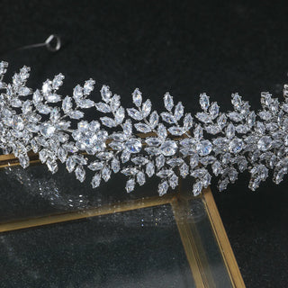 Pearl Crystal Bridal Tiara