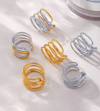 Gold Stainless Ring 4