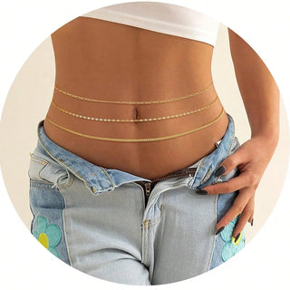 Rhinestone Crystal Waist Chain