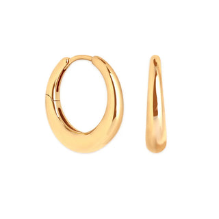 Gold Silver Hoop Earrings