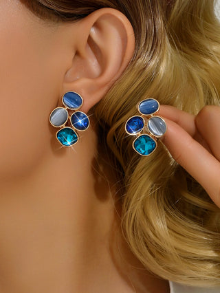 Unique Colorful Stud Earrings