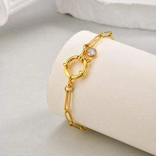 Gold Silver anklet 5