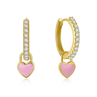 Crystal Zircon Hoop Earrings