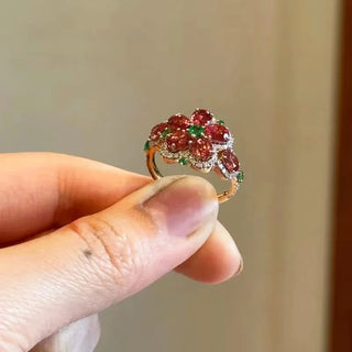 Crystal Zircon Ring 7