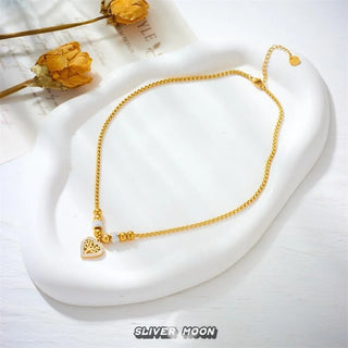 Zircon Stainless Pendant Necklace
