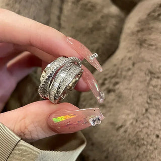 Zircon Silver Ring 7