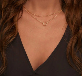 Stainless Chain Pendant Necklace