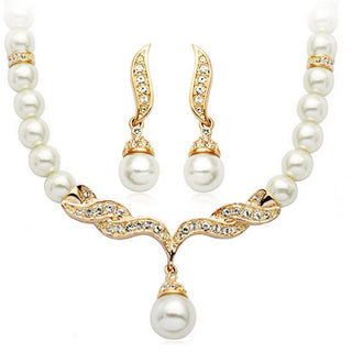 Pearl Pendant Jewelry Set 3