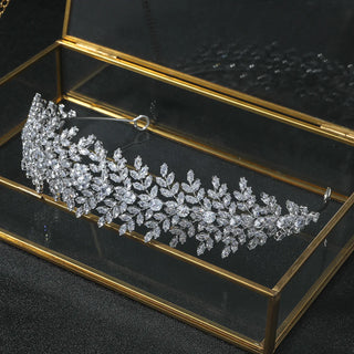 Pearl Crystal Bridal Tiara