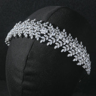 Pearl Crystal Bridal Tiara