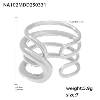 Gold Stainless Ring 4