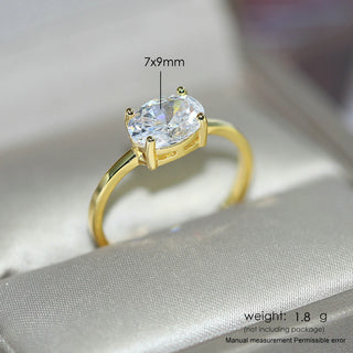 Zircon Gold Ring 6