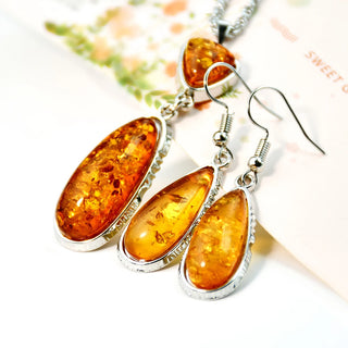 Silver Chain Jewelry Set
