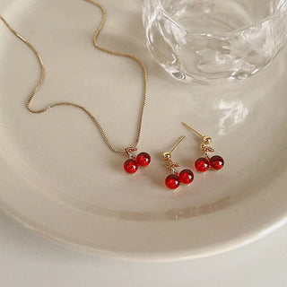 Gold Pendant Jewelry Set 2