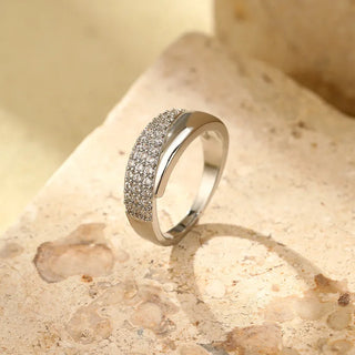 Zircon Silver Ring 7