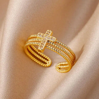 Zircon Gold Ring 21