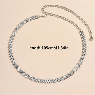 Crystal Chain Waist Belt