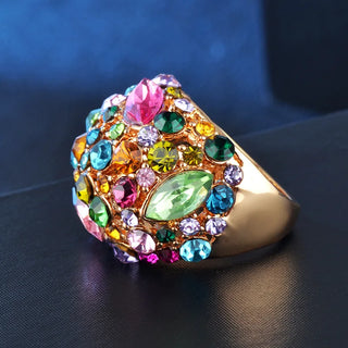Crystal Zircon Ring 3
