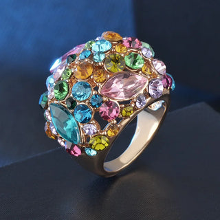 Crystal Zircon Ring 3