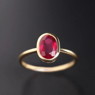 Zircon Gold Ring 11