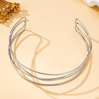 Lines Stylish Choker Necklace