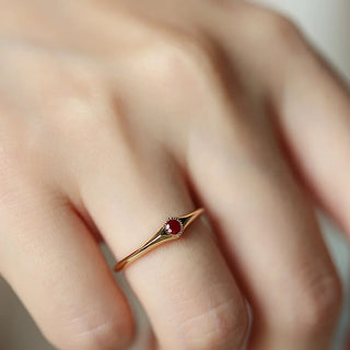 Zircon Gold Ring 13