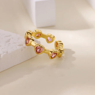 Zircon Gold Ring 19