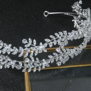 Pearl Crystal Bridal Tiara