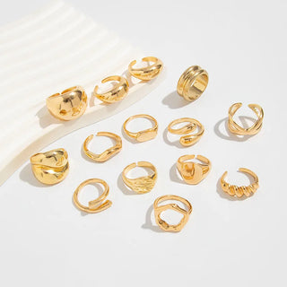 Gold Silver Ring 3
