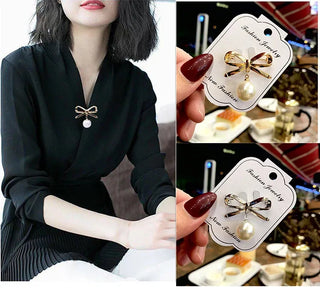 Pearl Gold Brooch