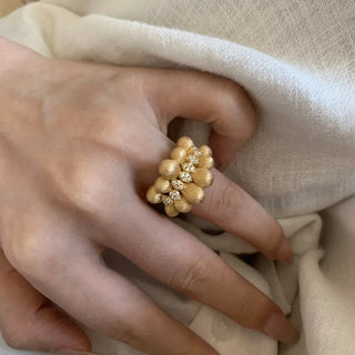 Zircon Gold Ring 12