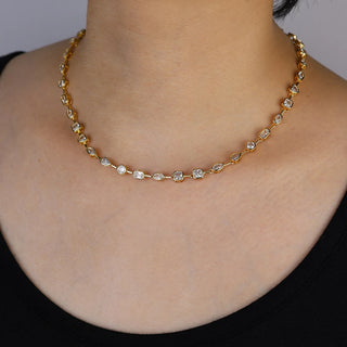 CZ Gold Necklace
