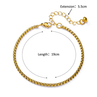Gold Stainless Anklet 2