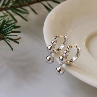 Silver Classic Hoop Earrings 2